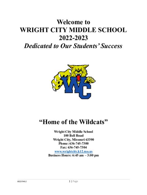 All Calendars / Calendars - Wright City Middle School