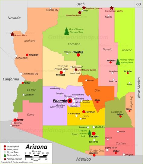 All Cities in Arizona State starting with the letter W (AZ ...