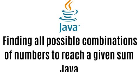 All Combinations of a Number Java