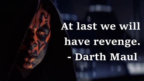 All Darth Maul Lines In Star Wars The Phantom …