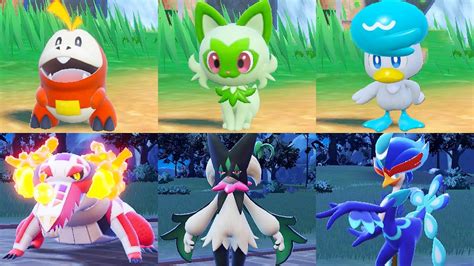 All Final Starter Evolutions in Pokémon Scarlet and Violet - MSN