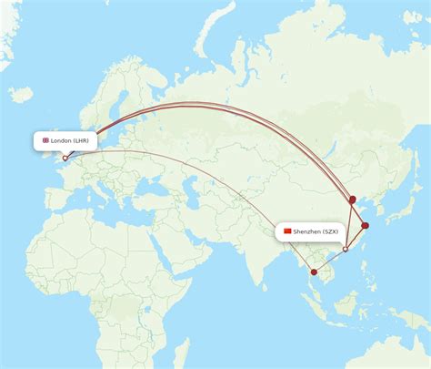 All Flights From Shenzhen (SZX) to London (LHR): …