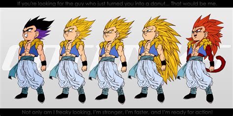 All Forms of Gotenks. by moxie2D on DeviantArt