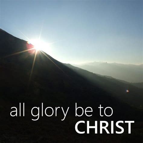 All Glory Be to Christ - LifeWay Christian Resources