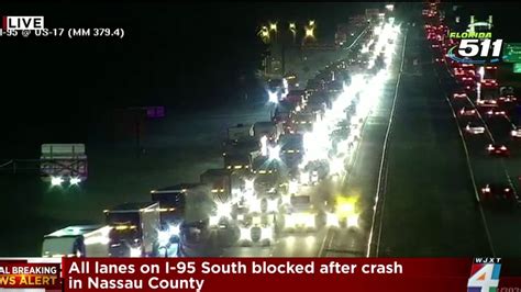 All I-95 southbound lanes blocked in Prince William Co. after police chase leaves 2 injured