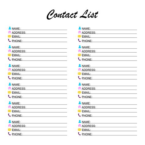 All Icx Contact List Updated