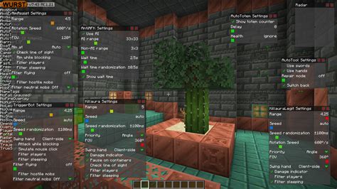 All Minecraft Wurst Hacked Client Downloads Wurstclient Net