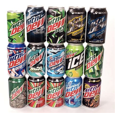 All Mountain Dew Flavors Ever Made: A Refreshing Timeline