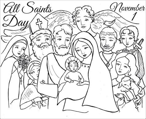 All Saints Day Drawing