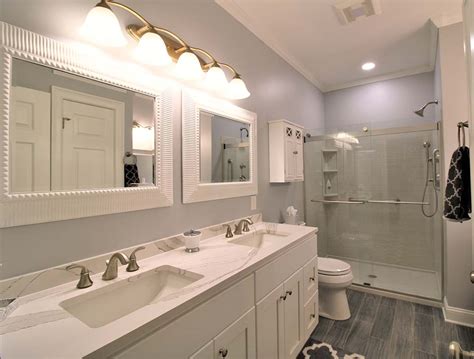 All Showers Bathroom with Onyx Countertops Ideas