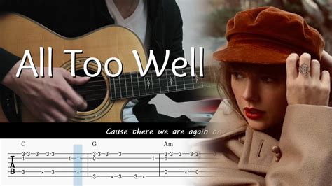 All Too WellTaylor Swift Guitar Tutorial YouTube