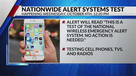 All U.S. cellphones, TVs and radios will receive an alert on Oct. 4: Here's why