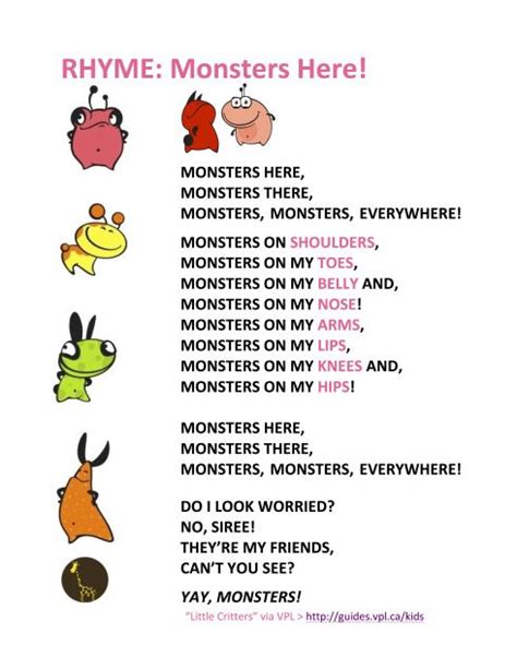 All Words That Rhyme With Monster