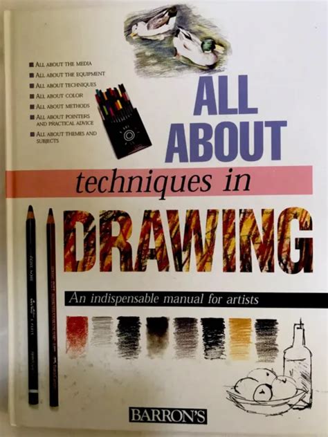 All about techniques in drawing an indispensable manual for artists. - Trabalho e resistência na fonte misteriosa.
