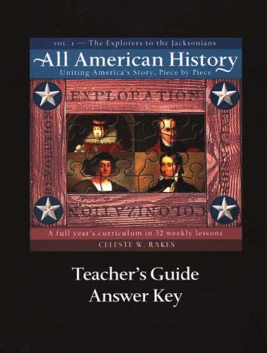 All american history teacher s guide and answer key vol 1. - Student study guide supply answer key.