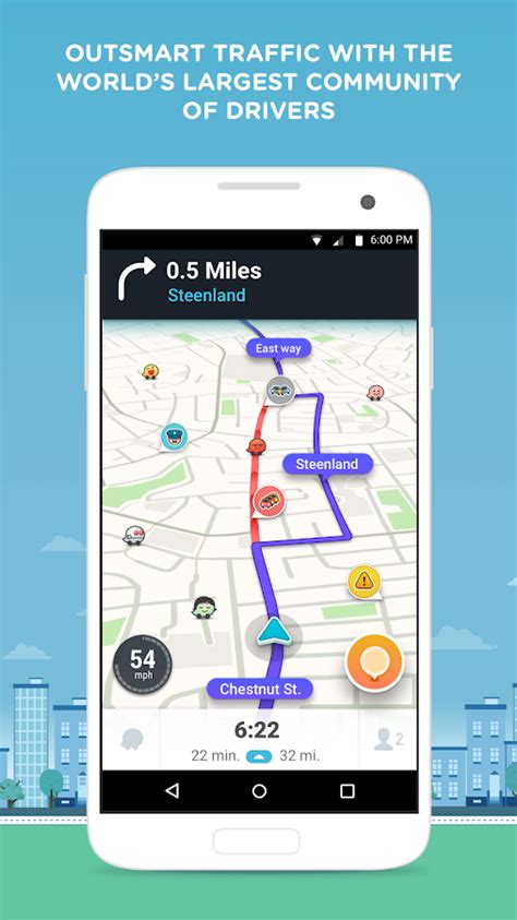 All android auto apps.  Waze and Google Maps offer real-time traffic upd...