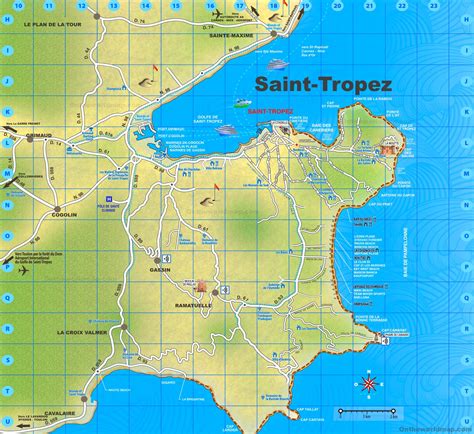 All beaches of Saint-Tropez on the map with photos and …