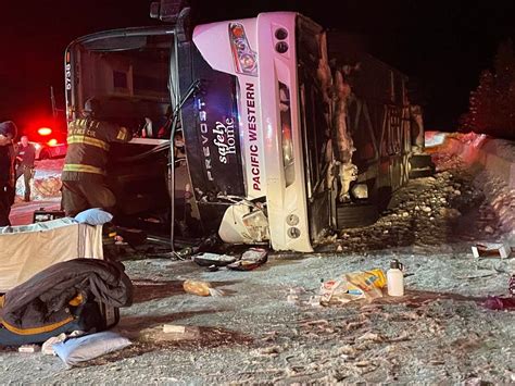 All but one person injured in B.C. bus crash discharged from hospital