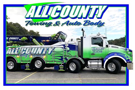 All county towing. All County is a New York City-based automotive repair, paint, and service center that offers 24-hour damage-free towing and recovery for all types of vehicles including heavy trucks and equipment. All County Auto provides our customers with fast, quality work performed by highly trained and experienced staff. 