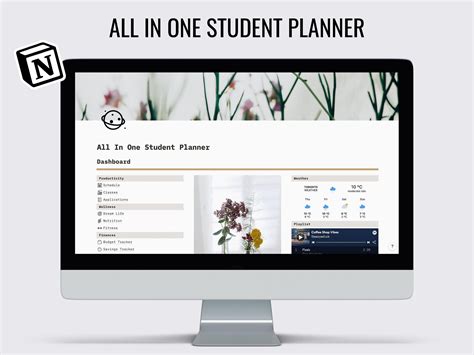 All in One Notion Planner Notion Template Project Planner Etsy