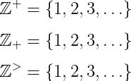 To denote negative numbers we add a minus sign before the number. In short, the set formed by the negative integers, the number zero and the positive integers (or natural numbers) is called the set of integers. They are denoted by the symbol $$\mathbb{Z}$$ and can be written as: $$$\mathbb{Z}=\{\ldots,-2,-1,0,1,2,\ldots\}$$$. 