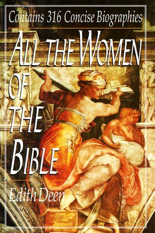 All of the women of the bible by edith deen summary study guide. - Southeastern massachusetts cape cod with cdrom rand mcnally street guides.