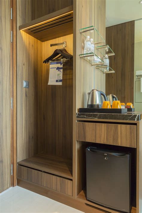 All rooms will provide guests with a wardrobe and a kettle.