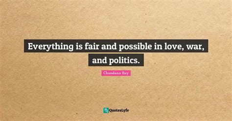 All s Fair In Love and Politics