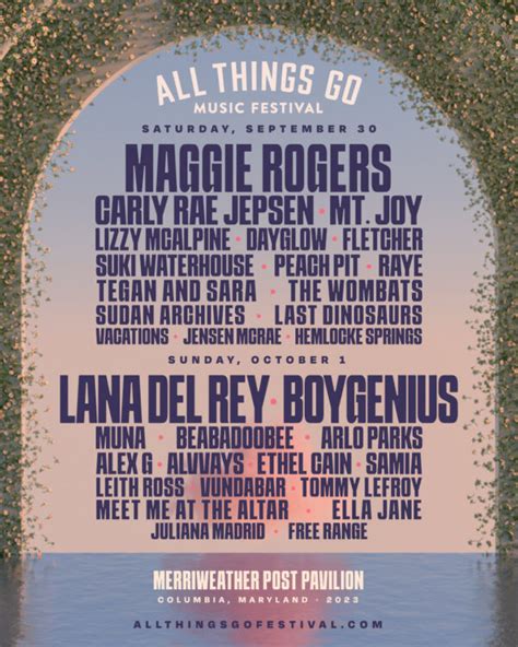 All things go tickets. Apr 18, 2023 ... Tickets for the festival are available for presale this Thursday, April 20. You can sign up for the presale now here. See the full lineup ... 
