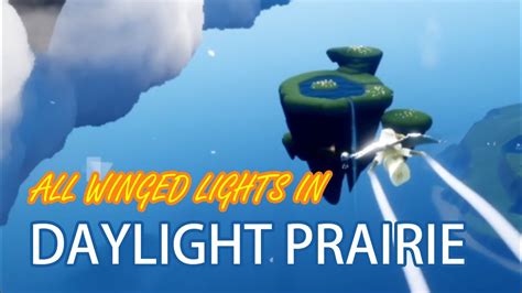 All winged light in daylight prairie. There are 21 collectibles that can be found in the Daylight Prairie area in Sky: Children Of The Light. These include all stars and all spirits. Stars can be used to level up your wings and get more flight time, while spirits will unlock new emotes. #1 Spirit. In plain sight in the round cave in front of you at the start of the level. 
