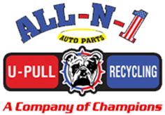 Weekly Sales! 25% Off Sheet Metal this week! ... Create new account. See more of Alln1 U Pull & Metals Recycling on Facebook. Log In. Forgot account? or. Create new account. Not now. Related Pages. 816 Finest Detailing. Auto Detailing Service. Scoob's Tint and Dents. Automotive Body Shop. Pierpoint Plumbing. Plumbing Service. Herrington .... 