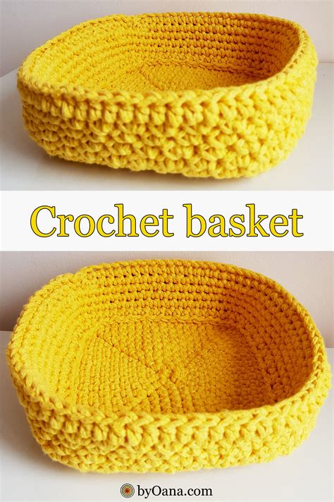 AllSize Square Crochet Basket [FREE Crochet Pattern+Tutorial] The