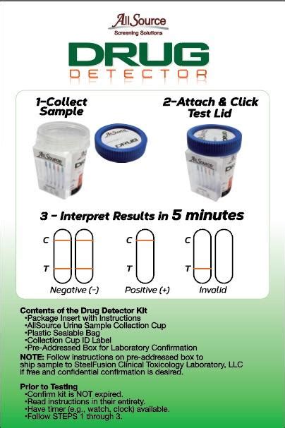AllSource Screening Solution Drug Test, Home Marijuana Drug Test with