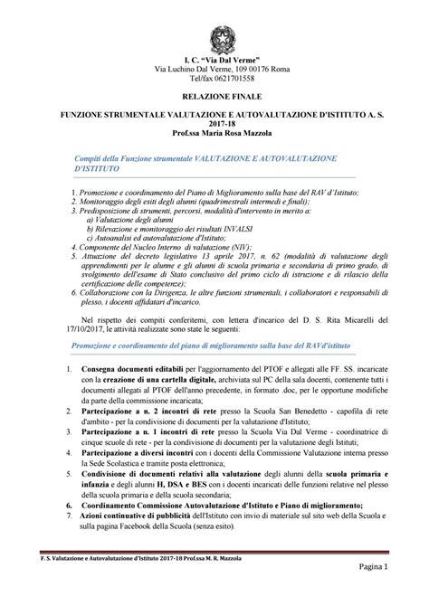 Alla RESPONSABILE DELLA TIPOGRAFIA RELAZIONE - Istituto …