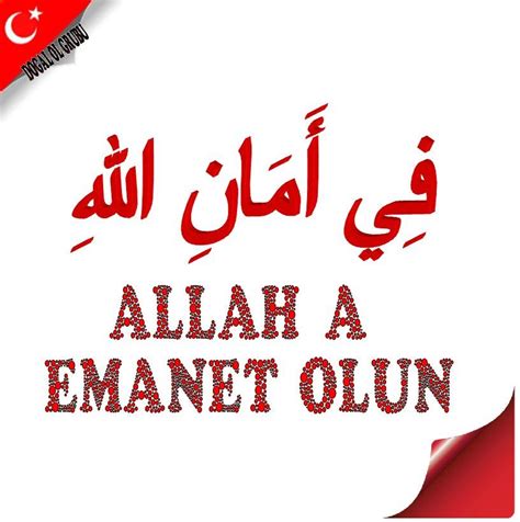 Allaha emanet etmek. 