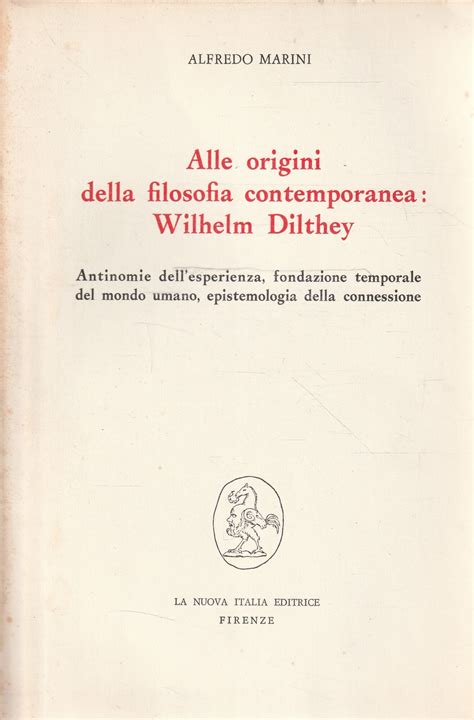 Alle origini della filosofia contemporanea, wilhelm dilthey. - Taller manual wagon r descarga gratuita.