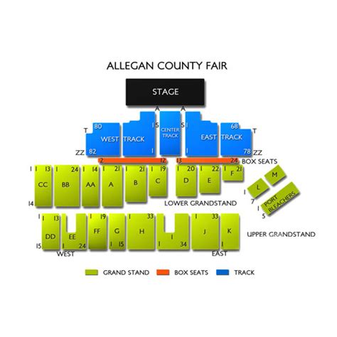 Allegan County Fair Seating Chart