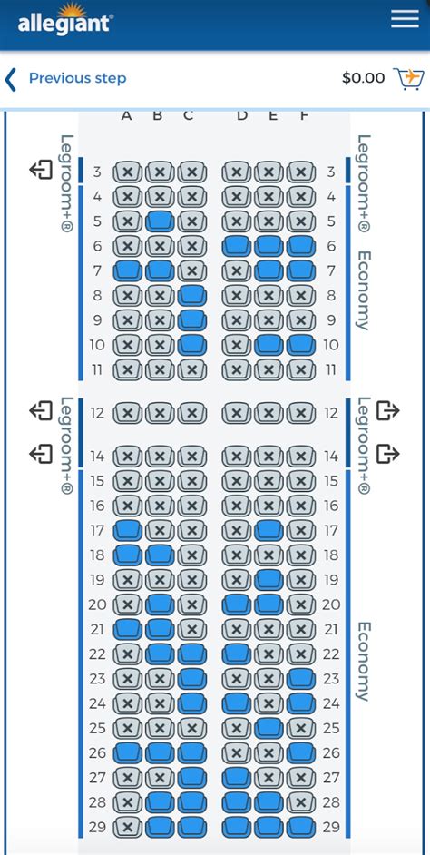 American Airlines Seat Maps. Airbus A320