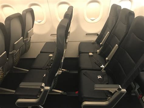 Standard seat. 17". Seat width. 30-34". Pitch. local_pizza. Food & Snacks. Seat 3A is a standard economy window seat with 30-34" of seat pitch, which is average across Airbus A319's worldwide.