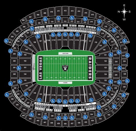 Allegiant stadium concert seating chart. Allegiant Stadium seating charts for all events including seating charts for Las Vegas Raiders games, concerts, and ADA seating charts. 