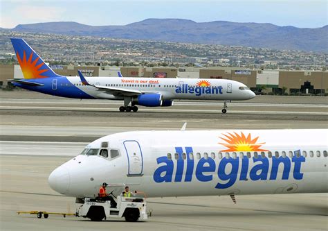 Allegiant flies out of 117 airports in the United States with flights servicing small and medium cities to top destinations like Las Vegas, Florida, Cincinnati & more! Allegiant® | Airline, Airports & Flight Destinations. 
