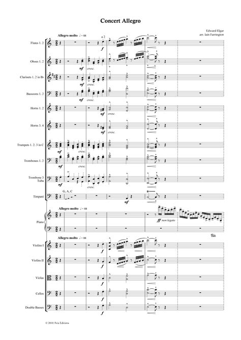 Allegro Score and Parts