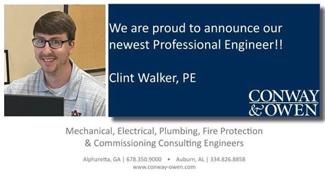 Allen Sasser, P.E. - Electrical Engineer - Conway and Owen …