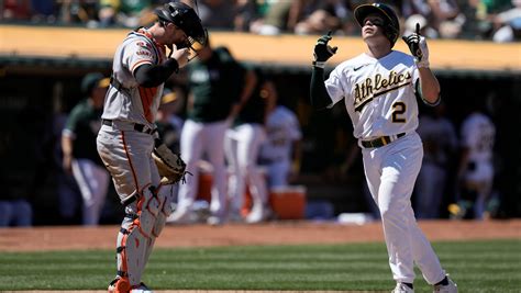 Allen and Langeliers come through for A’s in 8-6 win over Giants in Bay Bridge series
