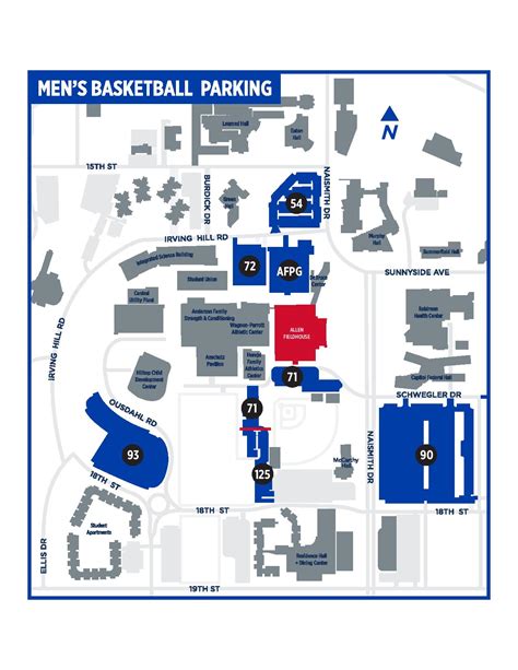 Find parking costs, opening hours and a parking map of all Allen Field House parking lots, street parking, parking meters and private garages 