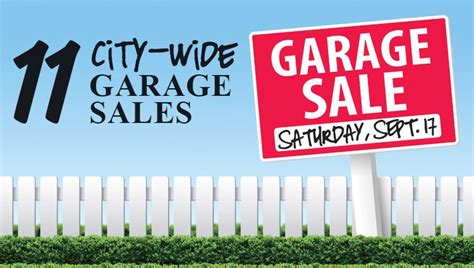 CITY WIDE GARAGE SALE. The City Wide Garage Sale is coordi
