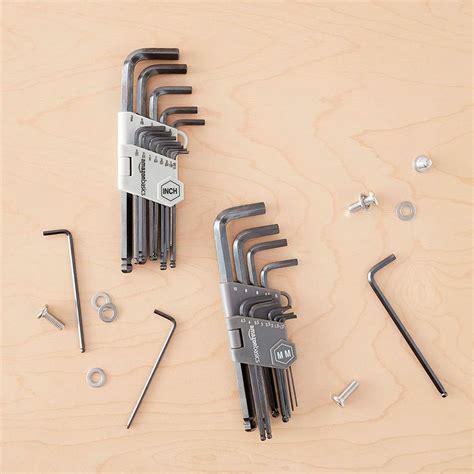 Allen wrench lowes. Bondhus professional quality tools provide superior value and offer a lifetime warranty. Set includes hex l-wrenches in sizes: 1.5, 2.0, 2.5, 3.0, 4.0, 5.0, 6 mm. Ball end inserts into screw at a 25° angle. Long handle for extra leverage. ProGuard finish delivers superior corrosion protection and is 5 times more effective than the next leading ... 