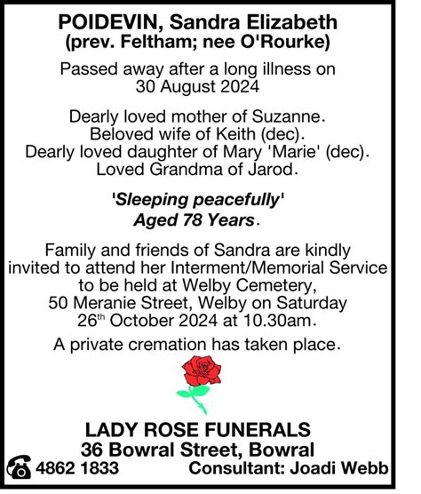 Allens funerals cooma death notices.  RANGE OF NOTICES INDEXED Note - some...