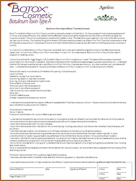 Allergan Botox Consent Form Pdf Form Resume Examples yKVBGLl2MB