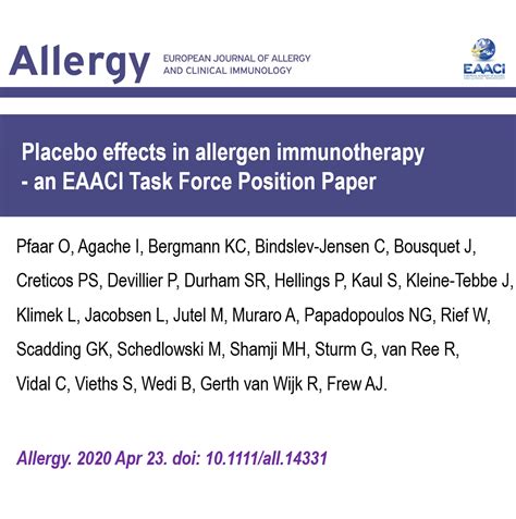 Allergen immunotherapy paper